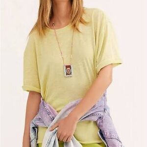 NWT We The Free Citron Cassidy Top